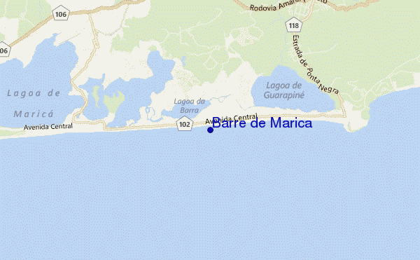mapa de ubicación de Barre de Marica