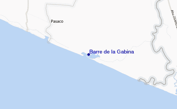 mapa de ubicación de Barre de la Gabina