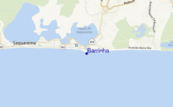 mapa de ubicación de Barrinha