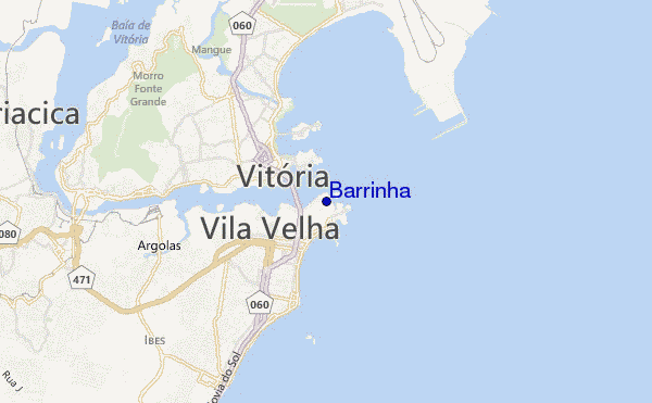 mapa de ubicación de Barrinha