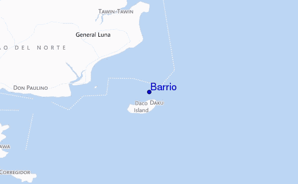 mapa de ubicación de Barrio