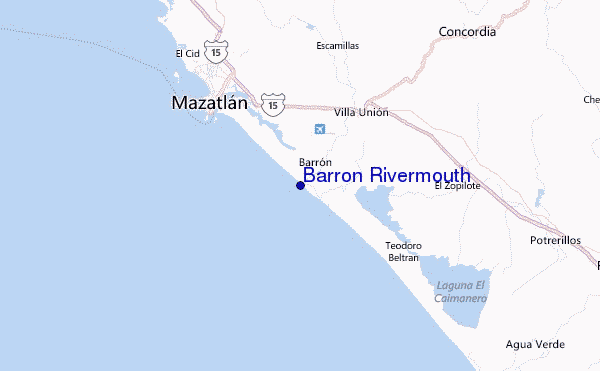 Barron Rivermouth Location Map