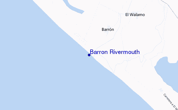 mapa de ubicación de Barron Rivermouth