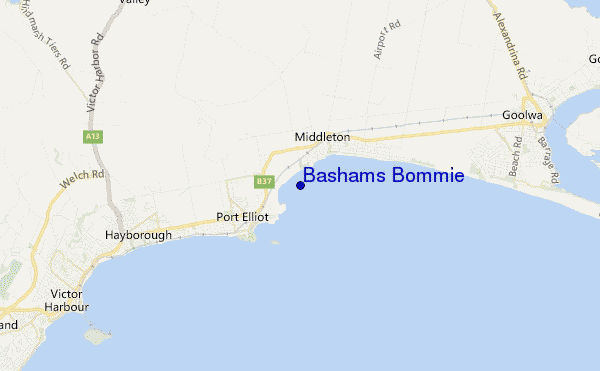 mapa de ubicación de Bashams Bommie