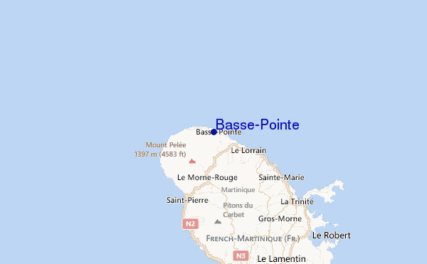 Basse-Pointe Location Map