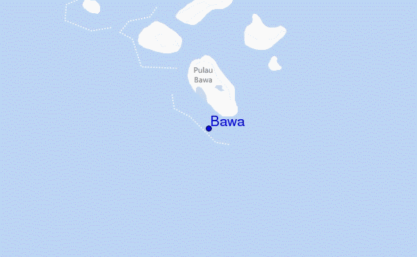mapa de ubicación de Bawa