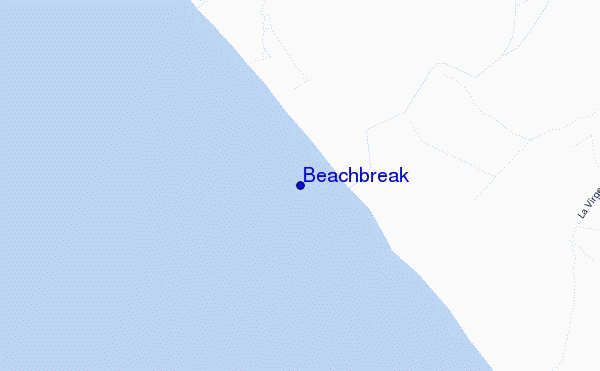 mapa de ubicación de Beachbreak