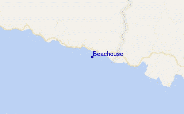 mapa de ubicación de Beachouse