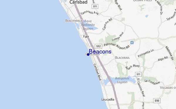 mapa de ubicación de Beacons