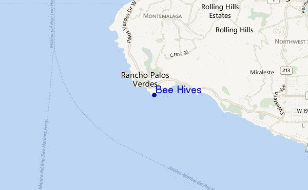 mapa de ubicación de Bee Hives