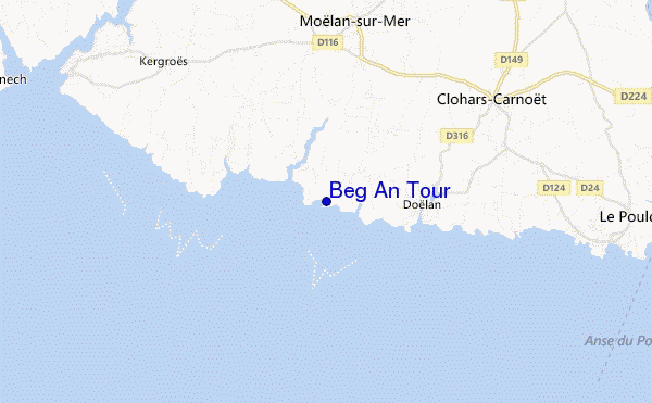 mapa de ubicación de Beg An Tour