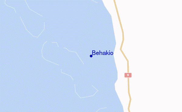 mapa de ubicación de Behakio