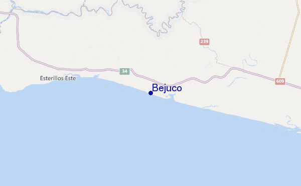 mapa de ubicación de Bejuco