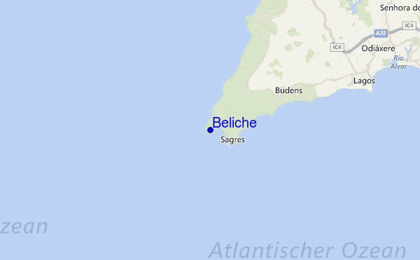 Beliche Location Map