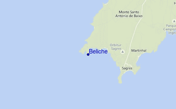 mapa de ubicación de Beliche