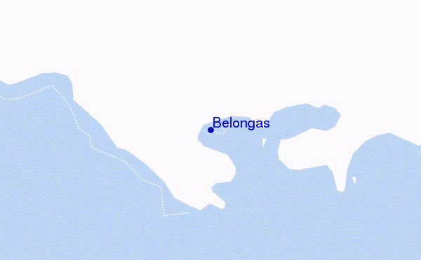 mapa de ubicación de Belongas