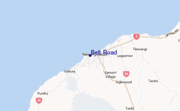 Belt Road Location Map