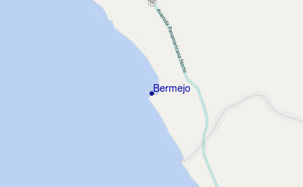 mapa de ubicación de Bermejo