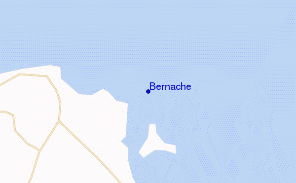 mapa de ubicación de Bernache