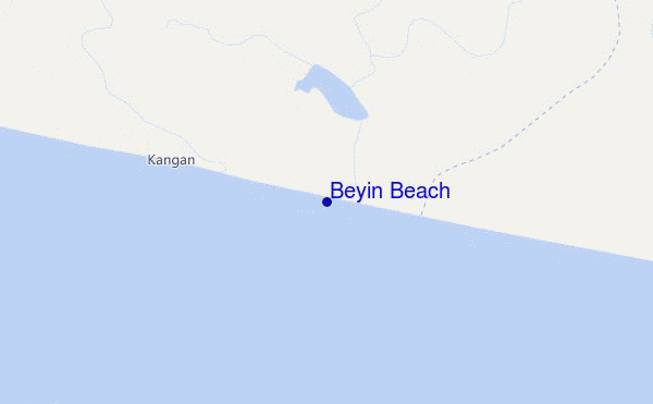 mapa de ubicación de Beyin Beach