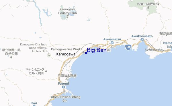 mapa de ubicación de Big Ben