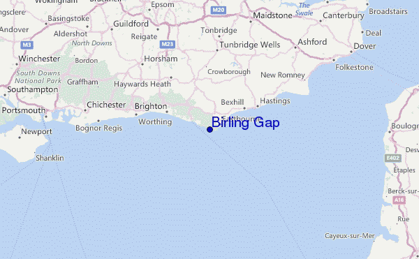 Resultado de imagen para Birling Gap map