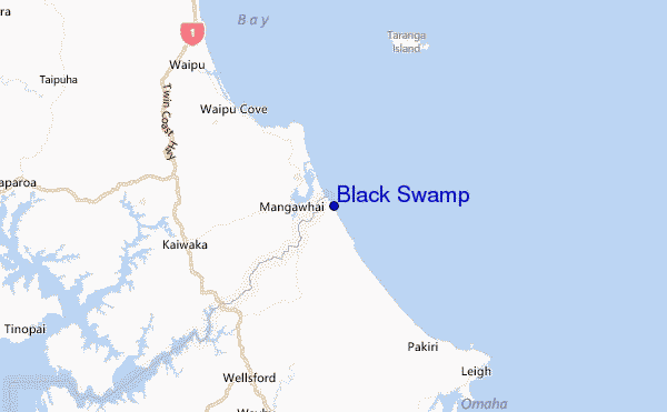 Black Swamp Location Map