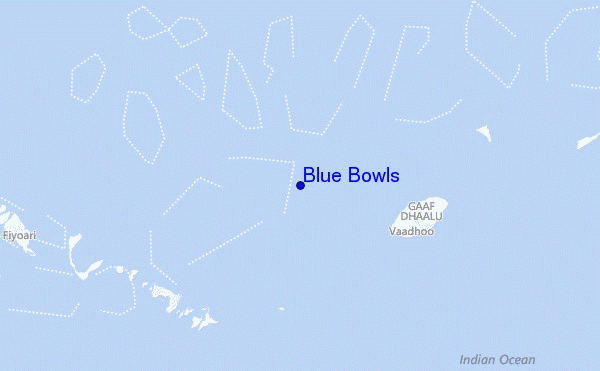 mapa de ubicación de Blue Bowls