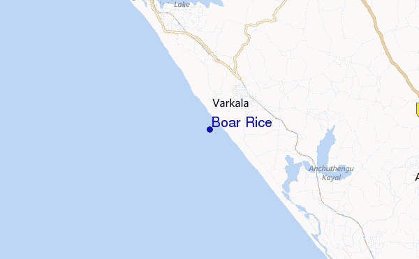 mapa de ubicación de Boar Rice