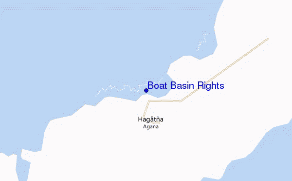 mapa de ubicación de Boat Basin Rights