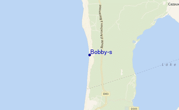 mapa de ubicación de Bobby's