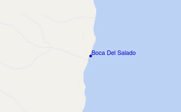 mapa de ubicación de Boca Del Salado