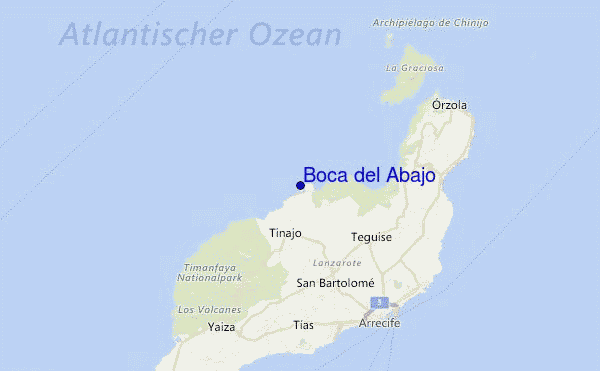 Boca del Abajo Location Map