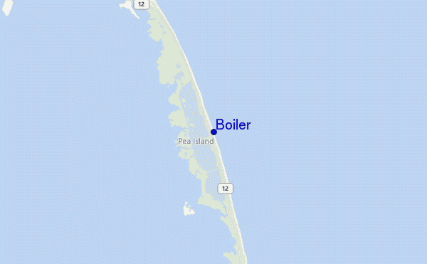 mapa de ubicación de Boiler