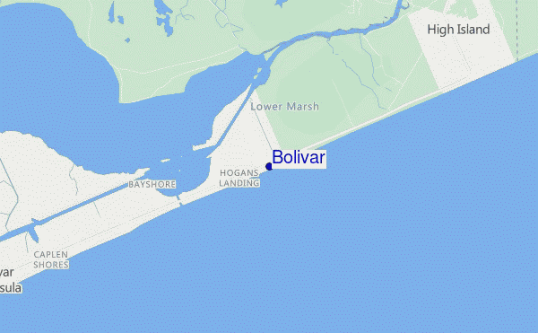 mapa de ubicación de Bolivar