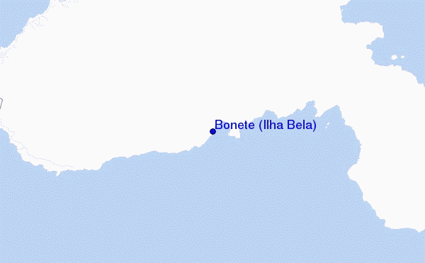 mapa de ubicación de Bonete (Ilha Bela)