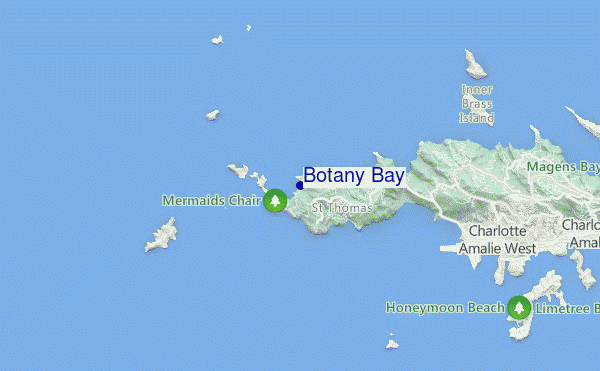 mapa de ubicación de Botany Bay