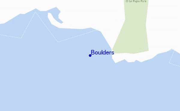 mapa de ubicación de Boulders