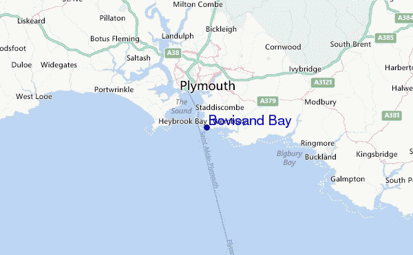 Bovisand Bay Location Map