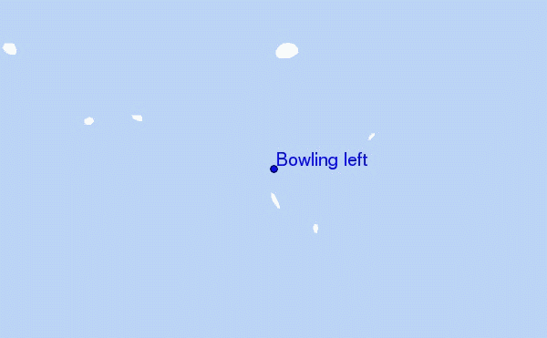 mapa de ubicación de Bowling left