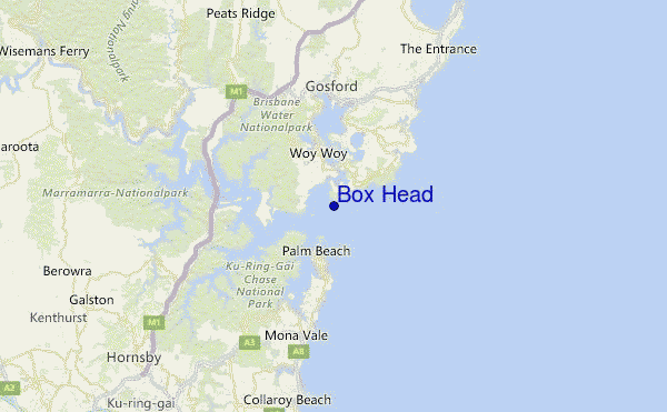 Box Head Location Map