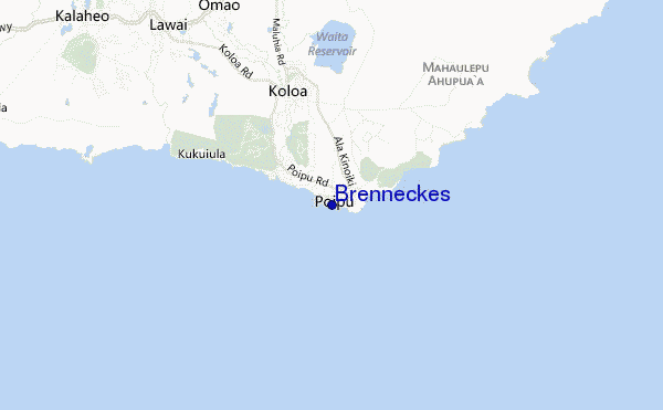 mapa de ubicación de Brenneckes