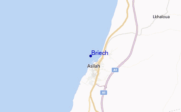 mapa de ubicación de Briech