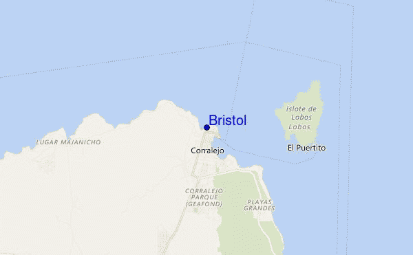 mapa de ubicación de Bristol