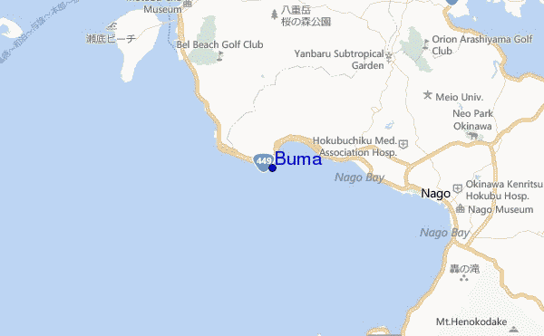 mapa de ubicación de Buma