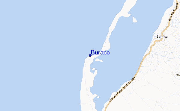 mapa de ubicación de Buraco