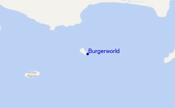 mapa de ubicación de Burgerworld