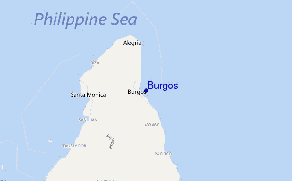mapa de ubicación de Burgos