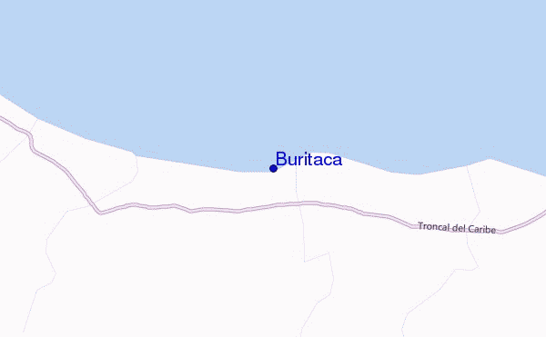 mapa de ubicación de Buritaca