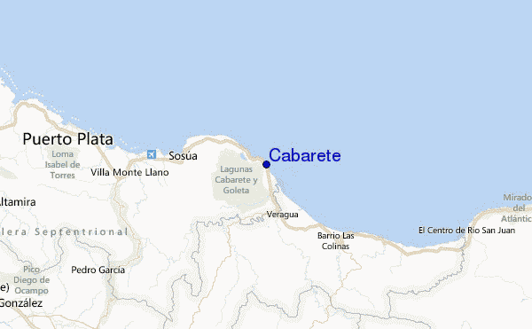 Cabarete Location Map